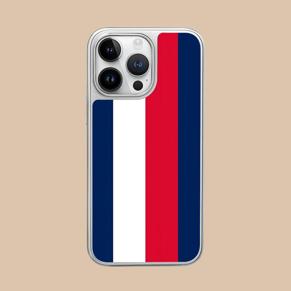 Red Blue Stripe Mobile Phone Case for iPhone 17 16 15 14 13 12 11 Air Pro Max Plus Silver Plating Colorful Cover Luxury Pretty