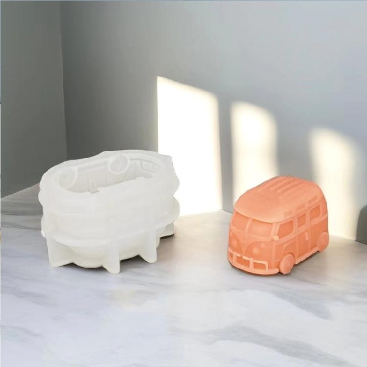 Bus Car Resin Molds for Making Candle Soap Chocolate, Muffins, Mousses, Fondant