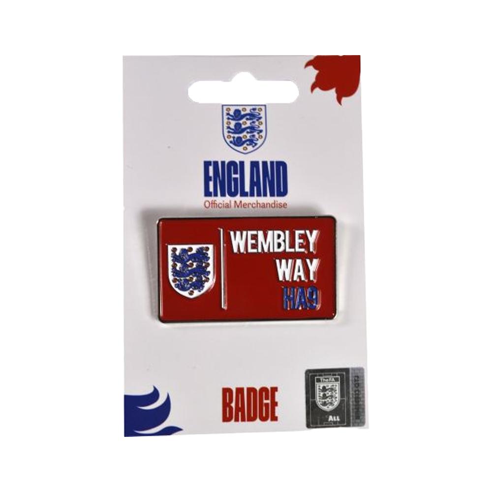 England FA Wembley Way Crest Badge
