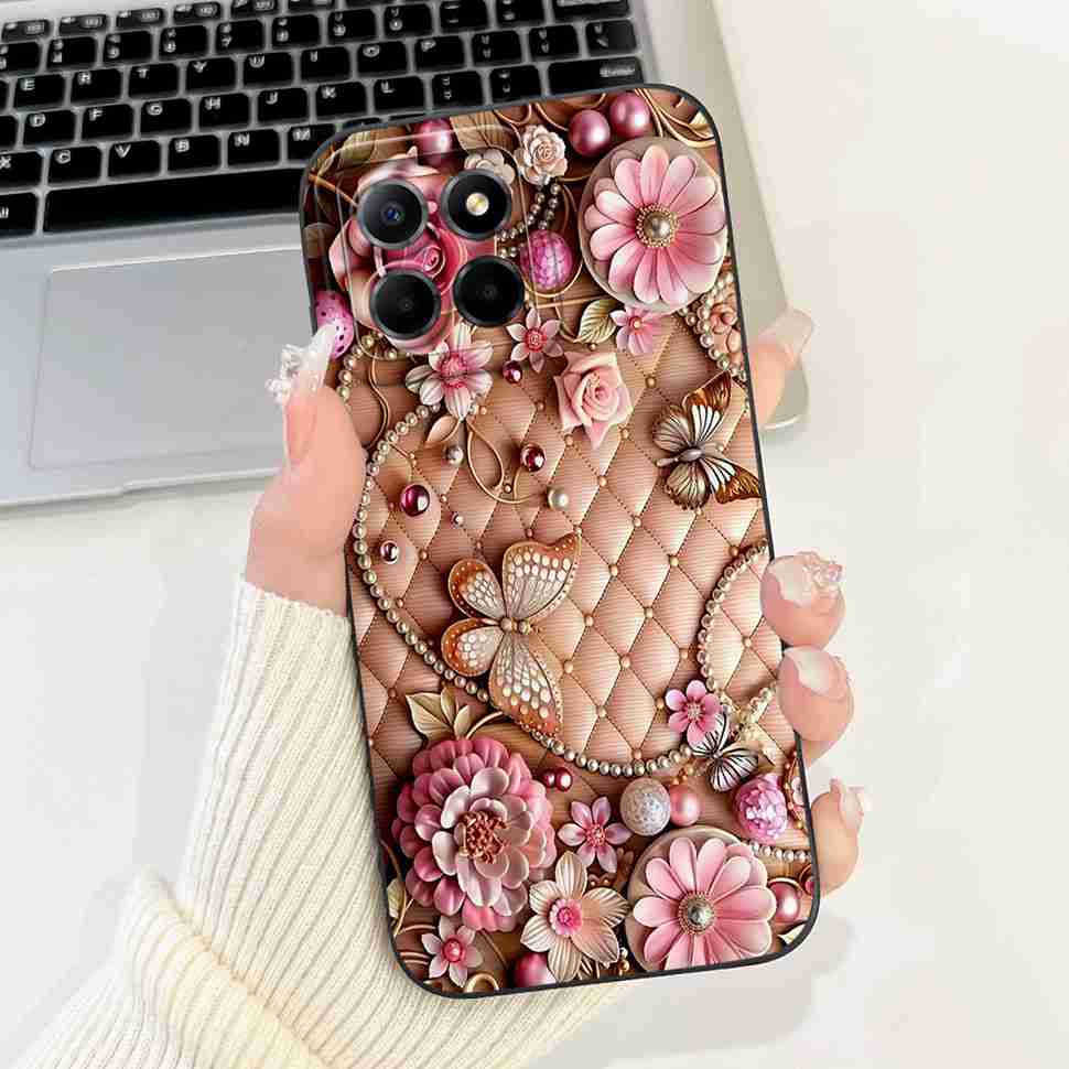 Funda For Honor X8 5G Case New Fashion Flower Shockproof Phone Cover For Honor X8 X6 X 6s X6s 4G 5G HonorX8 Capa