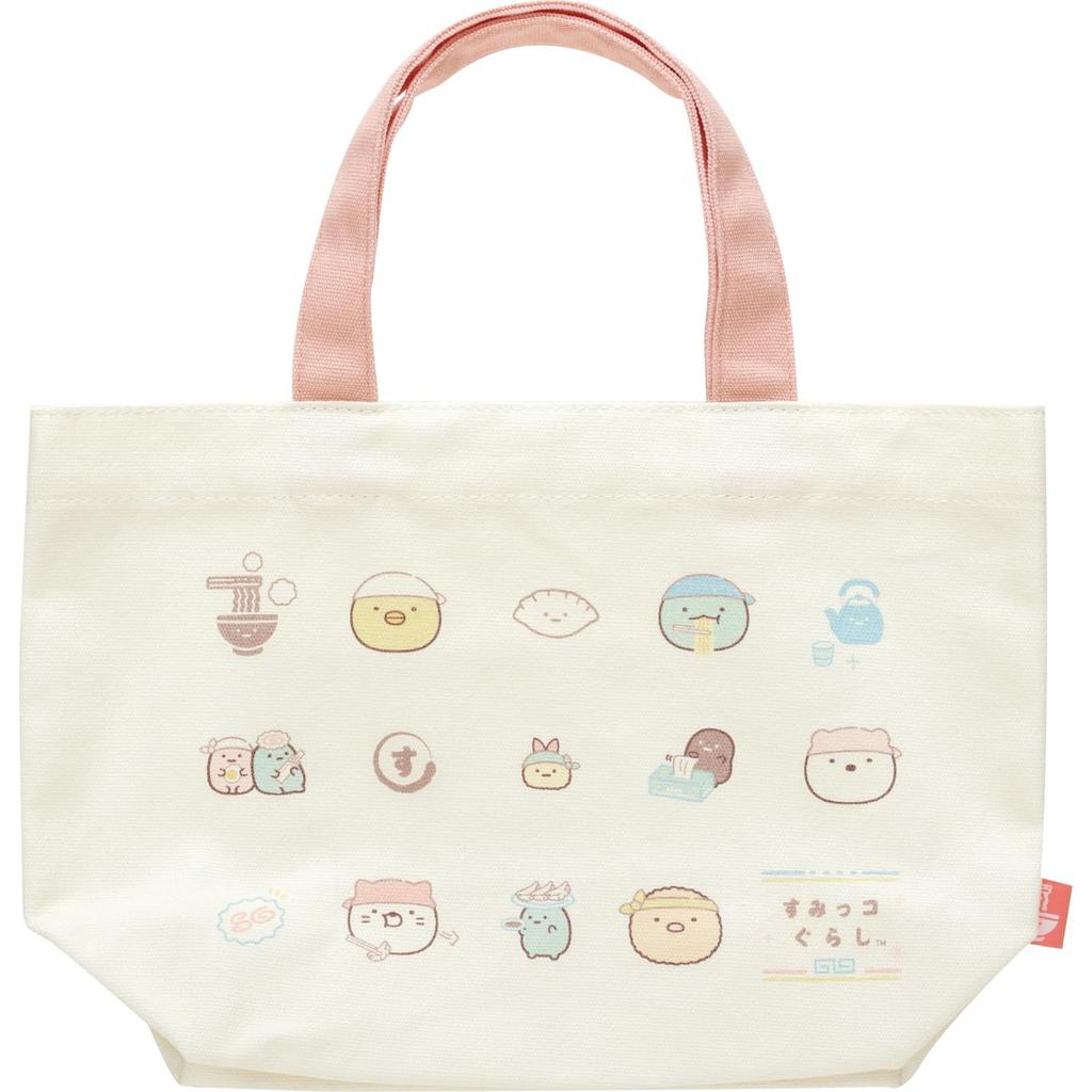 Sumikkogurashi Ramen Mini Tote Bag CA58802 San-X "Anytime Goods" H200×W320×D120mm