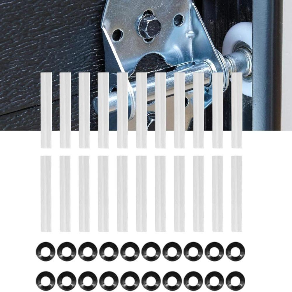 20pcs Quiet Roller Garage Door Rollers Precision Bearing High Load Garage Roller Kit Noise Reduction Heavy Duty