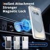Dla Samsung Galaxy S26+ Magnetyczne Etui Błyszczący Design TPU PC PET Odporne na Upadki Pokrowiec na Telefon