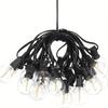 Waterproof Outdoor Solar LED G40 Bulb String Lights for Courtyard & Camping