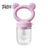 Soft Silicone Fruit Pacifier Baby Feeder/Mold, Food Training Teething Relief Pacifier, Easy Feeder to Hold Safe Chewer for Infants Travel Self Feeding