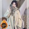 Hepburn Style Woolen Coat - 2023 Autumn/Winter, Korean Loose Fit, Small & Medium-Long Women's Size