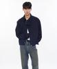 Piari Refined Wool Touch Short Blouson (Navy)