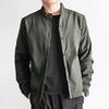Spring Autumn Men's Jacket Army Green Single Breasted Men's Coat Fashion Man Windbreaker Solid Plus Size