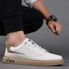 Men's Shoes Sandals Hollow Breathable Men's Board Shoes White Shoes Trendy Fashion Men's Single Shoes Hole Shoes