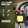 COB Lantern Mutifuction Portable Flashlight Pocket Work Light Outdorr Camping Fishing Climbing LED Light Bottle Opener, Hook