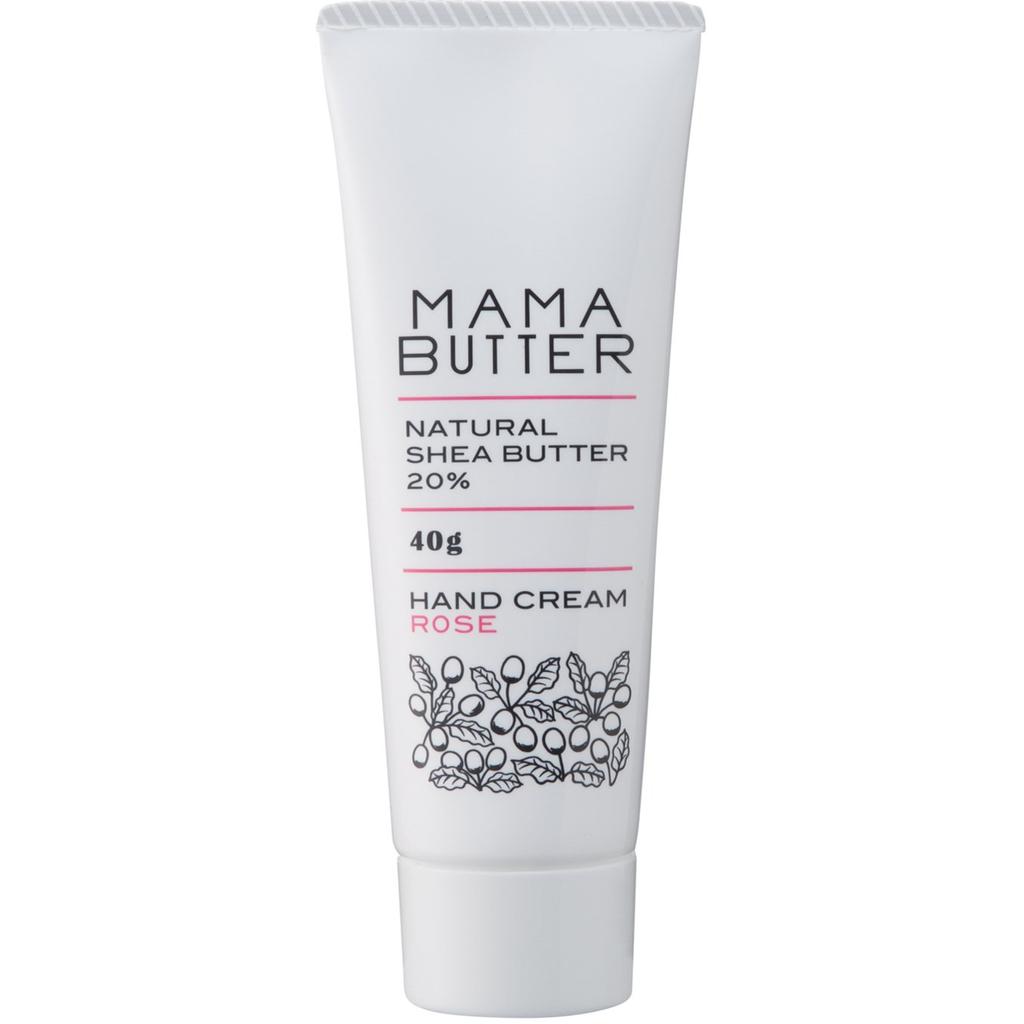 Mama Butter Hand Rose Moisturizing with Shea 40g Additive-Free Cream, [Highly Butter]