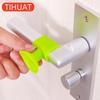 Kreativní rukojeť dveří Ochranný zámek Crash Pad Lock Wall Silencer Anti-Collision Sucker