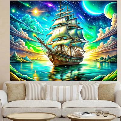 2024 Nave fai da te 5D Diamond Painting Nuovo paesaggio da sogno Nave Pieno Rotondo Quadrato Diamante Mosaico Ricamo Decorazione della casa Regalo
