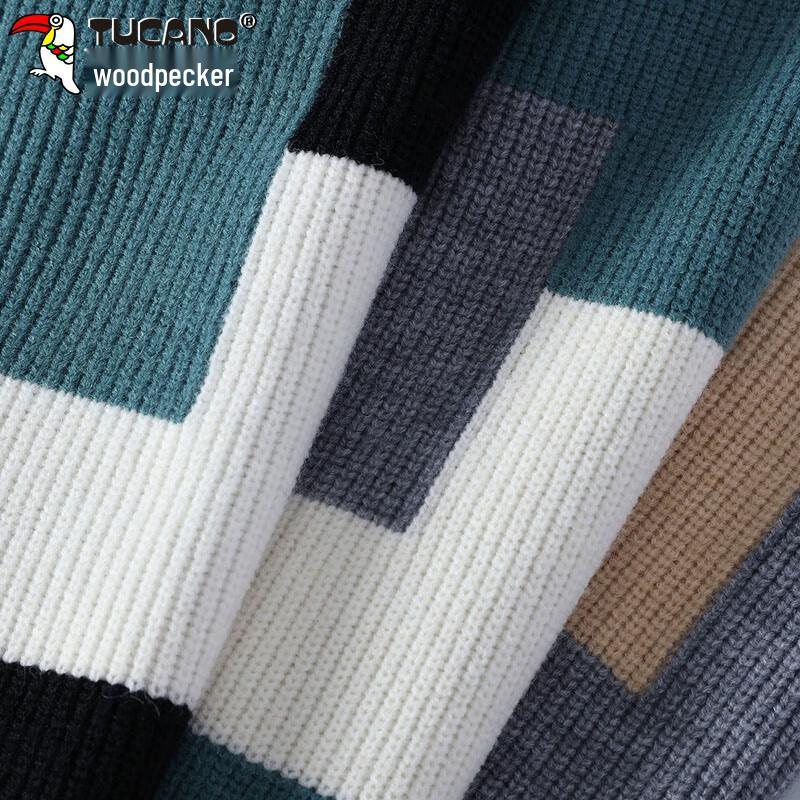 Pánský pletený pulovr TUCANO v barevném bloku