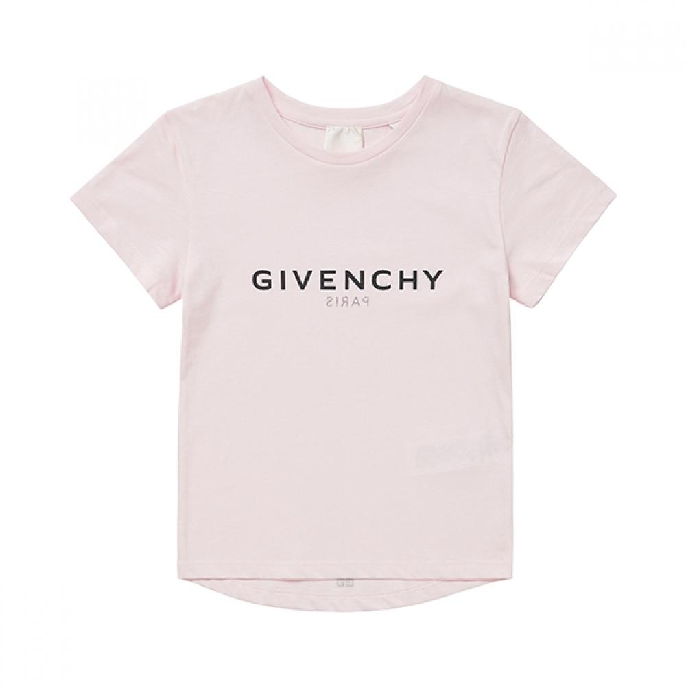 Givenchy H15329 44z Archetype Logo Print Kids Short Sleeve Tee
