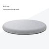 MUJI-Style Tatami Round Memory Foam Seat Cushion - Breathable, Solid Color, Tie-On for Office Chair