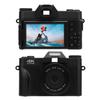 Digital Camera 4K 60FPS 56MP 6X Zoom 3 Inch IPS HD Screen 1700mAh Mirrorless Camera for Travel Webca