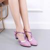 Women Adult 3.5CM/5.5CM Middle Heel Latin Dance Shoes Ballroom Dance Shoes Tango Salsa
