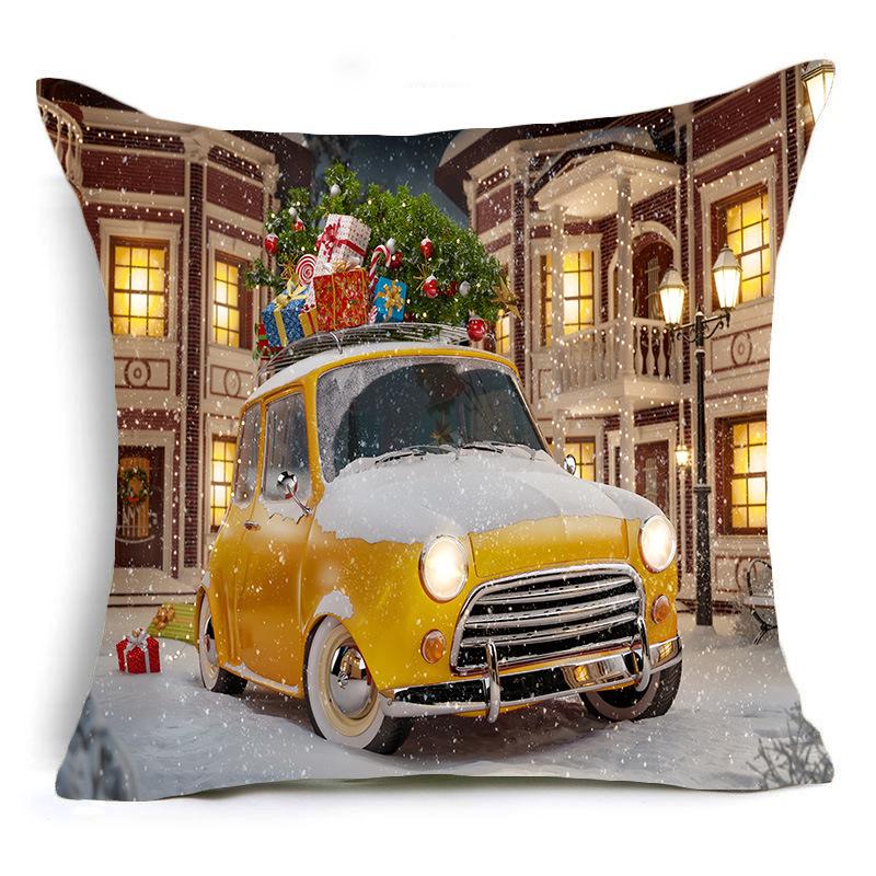 

Рождественский снег Коттедж серии наволочки праздник украшения дома Рождественский подарок Чехлы на подушки 40x40cm