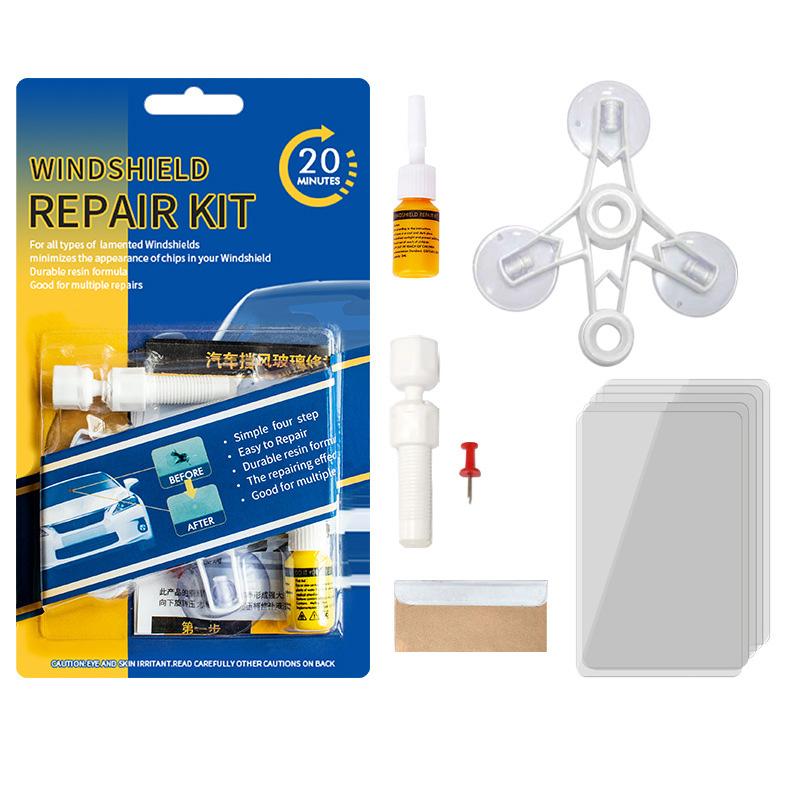 

Windshield Repair Kit Do It Yourself Windshield Cracks Repair Tool For Car Window Chips & Cracks Quick Fix B