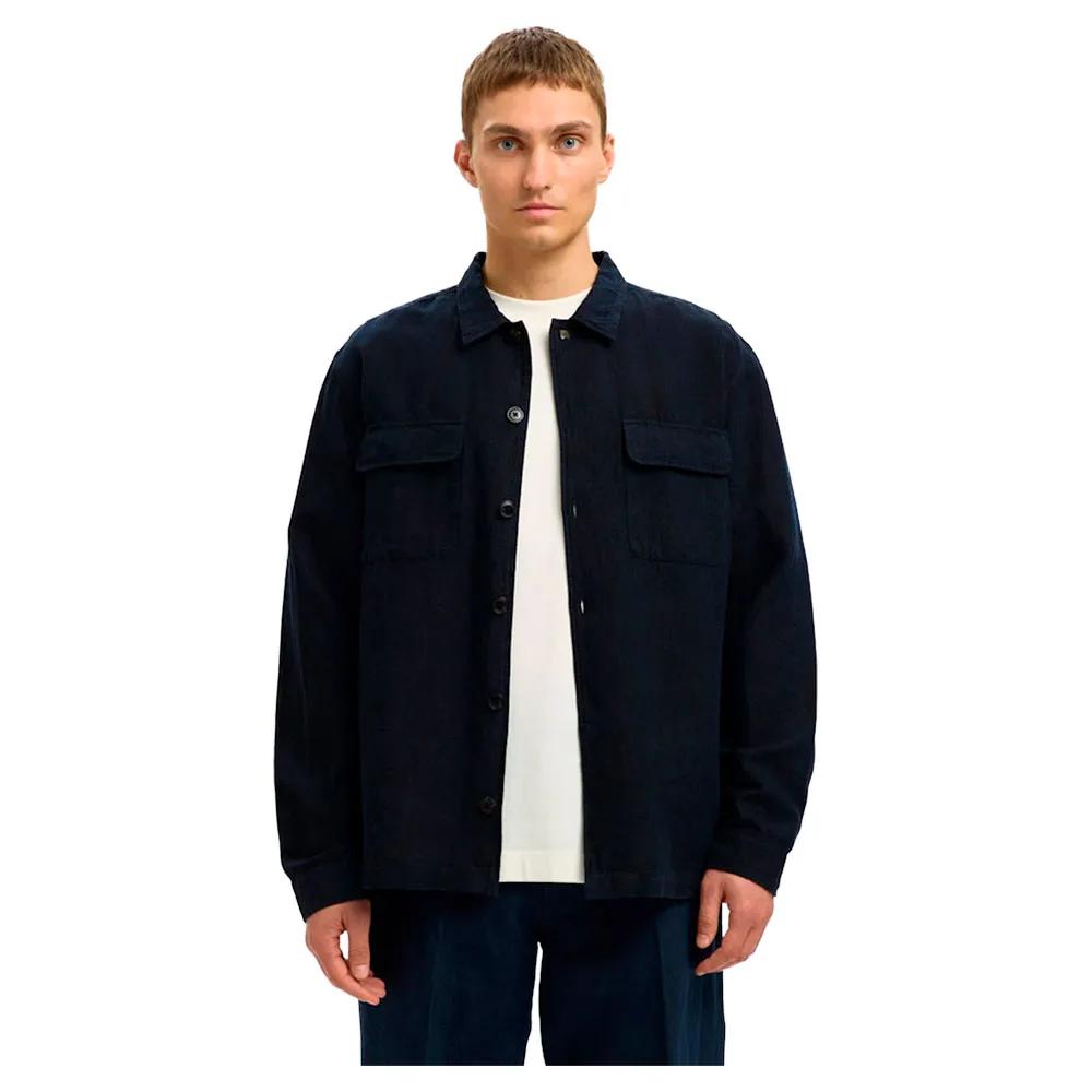 

Selected Верхняя рубашка Leroy Linen Blend M