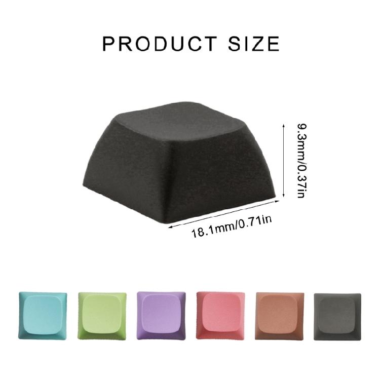 20 Stück Farb-PBT 1U Tastenkappen-Set XDA Höhe XDA Druck Leere Tastenkappe Zum Personalisieren von Mechanischen Tastaturen Verbessert das Tippen