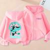 Fashion Children Clothes Zipper Hoodies Coat Girls Cute Hooded Cardigan Kids Autumn Jacket Long Sleeves