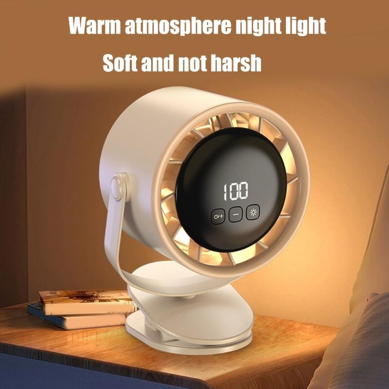 Small Desk Fan with 360degree Rotation Low Noise Fan Suitable for Baby Strollers Office Home Travel and Outdoor Activity