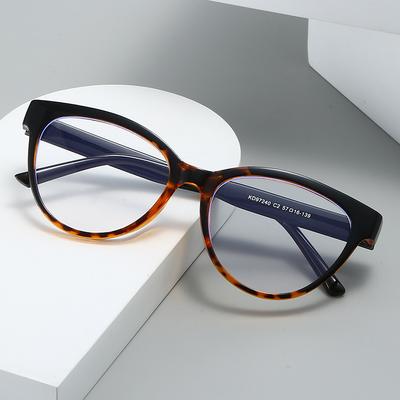 Okulary blokujące niebieskie światło Vintage Luksusowe Okrągłe Oprawki Kobiety Klasyczne Modne Okulary Blokujące Niebieskie Światło Mężczyzna Pani Okulary