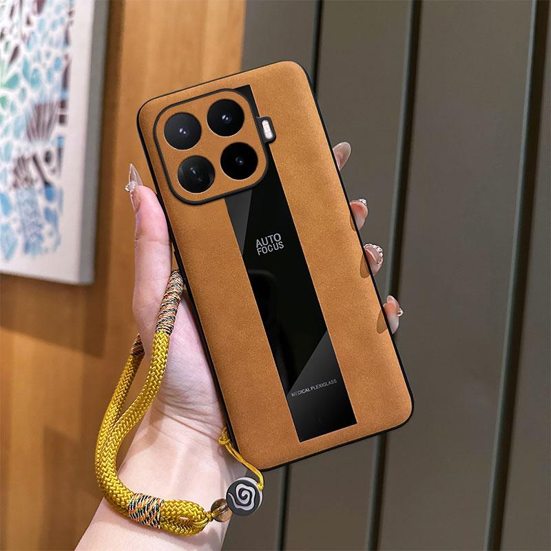 For Xiaomi 17T/17T Pro Case Premium Yangba Leather Auspicious Cloud Braided Bracelet Shockproof Cover For Xiaomi 17 T/17 T Pro