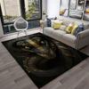 3D Gothic Schlange Schlangen Python Viper Teppich Teppich für Zuhause Wohnzimmer Schlafzimmer Sofa Fußmatte Dekor, Kinder Teppich Rutschfeste Bodenmatte