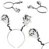 Artificial Spiders, Black, Halloween Decoration, Realistic, 6 Pcs/set