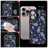 Colorful Leaves Case For iPhone 17 Pro Case for iPhone 17 16 15 14 13 17 Pro Max 16e 15 16 Plus Shockproof TPU Silicone Lanyard Phone Cover