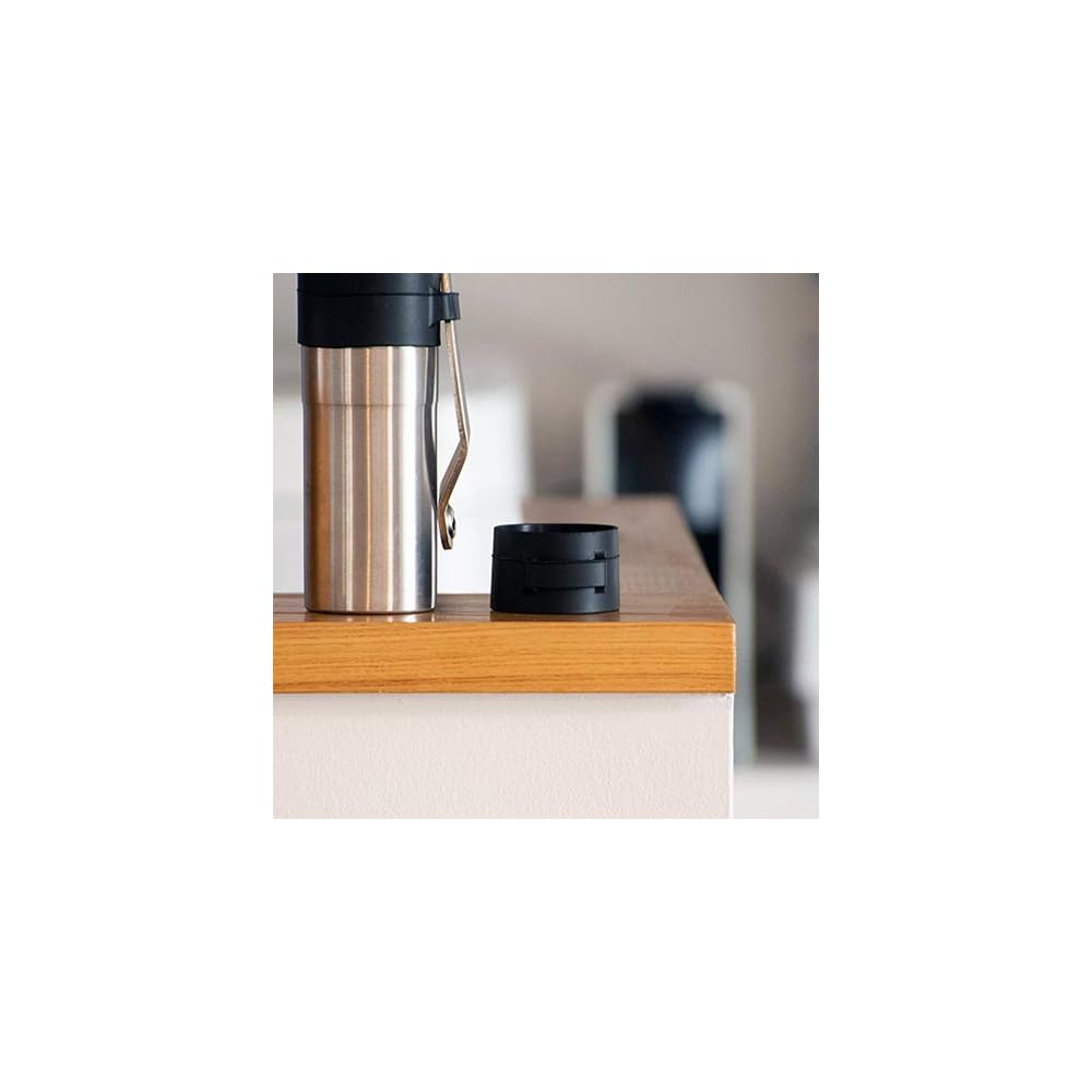 Porlex Coffee Mill Grinder 2 with Handle Holder Set Compact Stainless Steel Manual Coffee Grinder for Outdoor Use