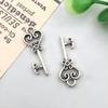 3-Color DIY Alloy Retro Key Jewelry Pendants