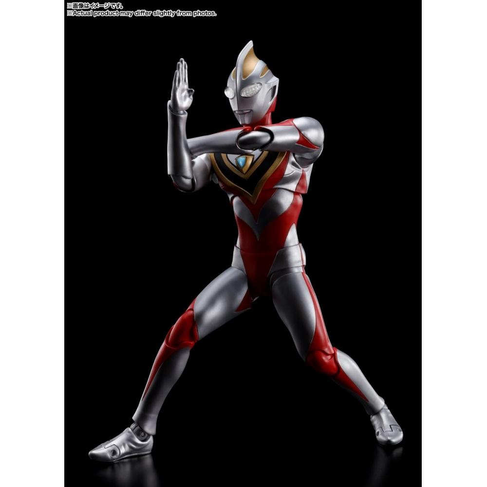 S. H. Figuarts (Shinkocho Seiho) Ultraman Gaia (V2) Ca.. 150 mm große, bewegliche Figur aus ABS und PVC, bemalt