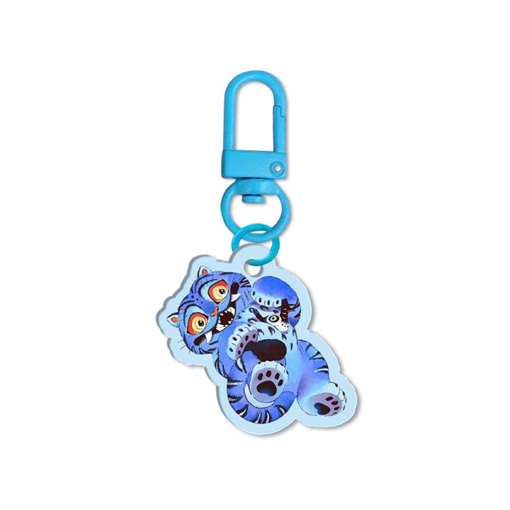 Cartoon Anime Movie Transparent Acrylic Keychain Pendant, Exquisite Gift Hanging Accessories For Backpacks