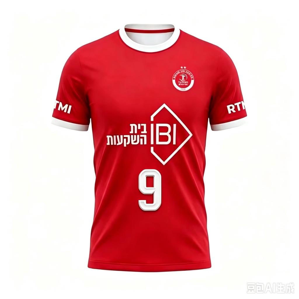 2026 Nueva Camiseta Hapoel Tel Aviv Transpirable Casual Deportiva Camiseta de Entrenamiento de Fútbol Unisex Camiseta de Manga Corta para Aficionados