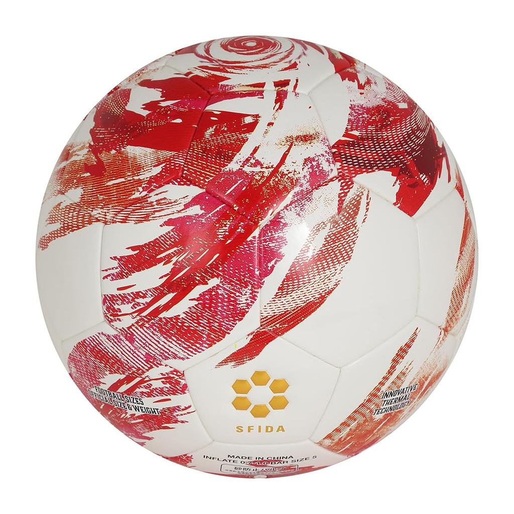 Certified Soccer SFIDA VAIS VORTI Soccer Ball 5 [JFA Ball] No. WHT/RED