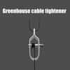 Heavy Duty Wire Tightener Silver Galvanised Cable Tensioner Wire Buckle Farm For Secure Barbed Wire Greenhouses Grape Vines