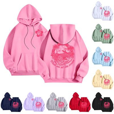 Hooded Sports Tracksuit Unisex Running Outfits Long Sleeve Pullover Hoodies Sweatshirt