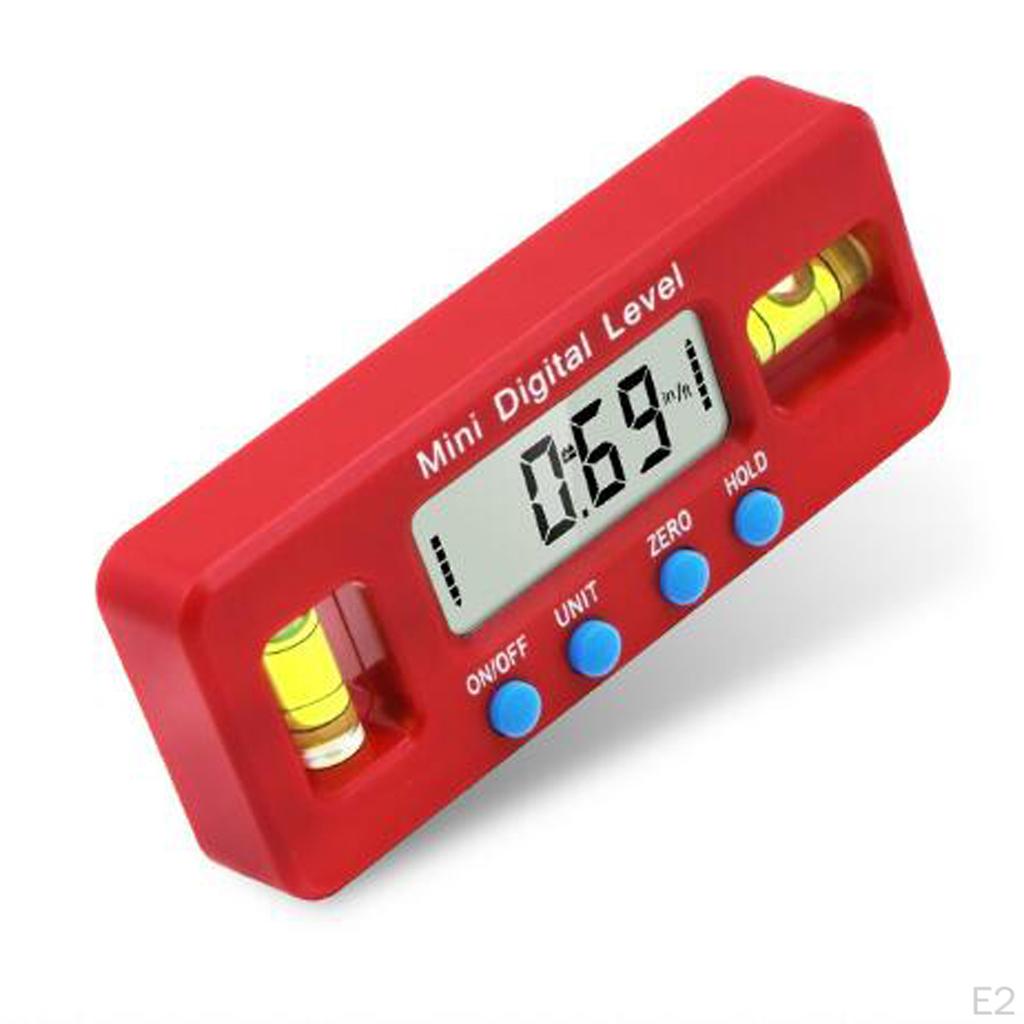 Electronic Digital Level Protractor Display Degree Measurement Viewing of Data