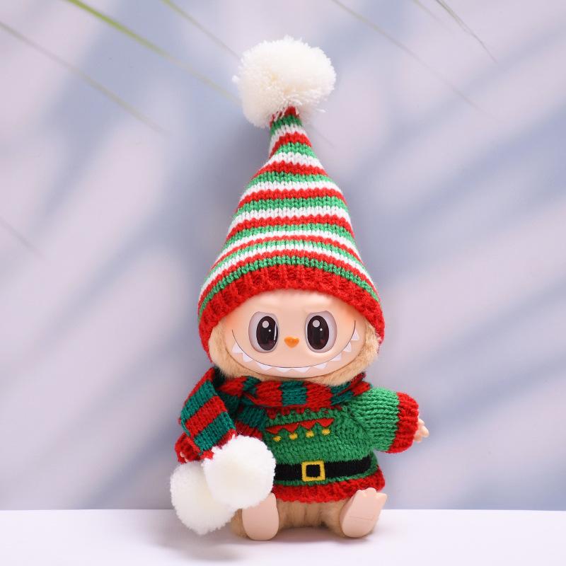 First-generation and Second-generation Pendant Snowman Christmas Sweater Blind Box with Baby Clothes