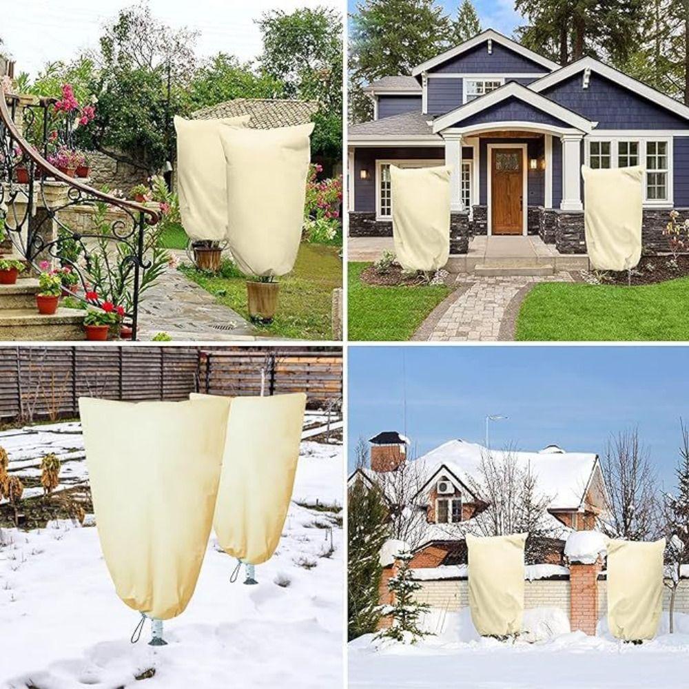 Against Cold Winter Plant Protection Bag Non-woven Vegetation Anti-Frost Bag  Autumn Winter