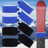 2 Stück Skibänder Snowboardbänder Schlittenbefestigungsgurt Outdoor Tragbares Skibretterband Zubehör Nylon Zubehör Ski Befestigungswerkzeug