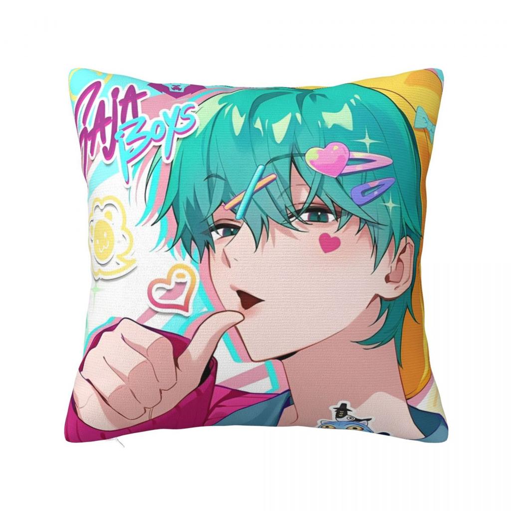 Baby Saja Boys Kpop Demon Hunters Pillowcase Soft Fabric Cushion Cover Decorative Pillow Case Cover Home Square 45*45Cm