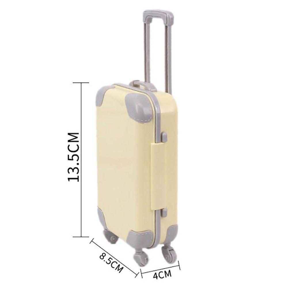 Creative Scene Model For 18Inch Miniature Luggage Doll Trolley Trunk Playing House Dolls Accesories