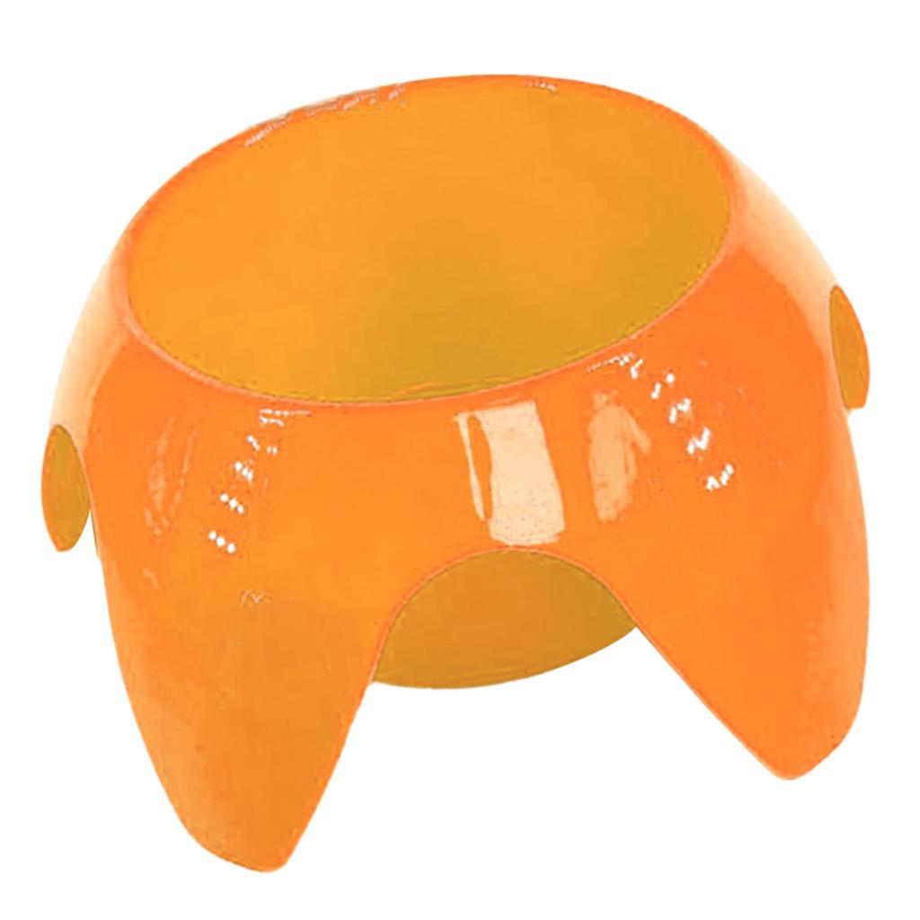 Beach Cup Holder Plastic Multifunctional Beach Drink Holder for Snacks Sunglasses Phone Orange
