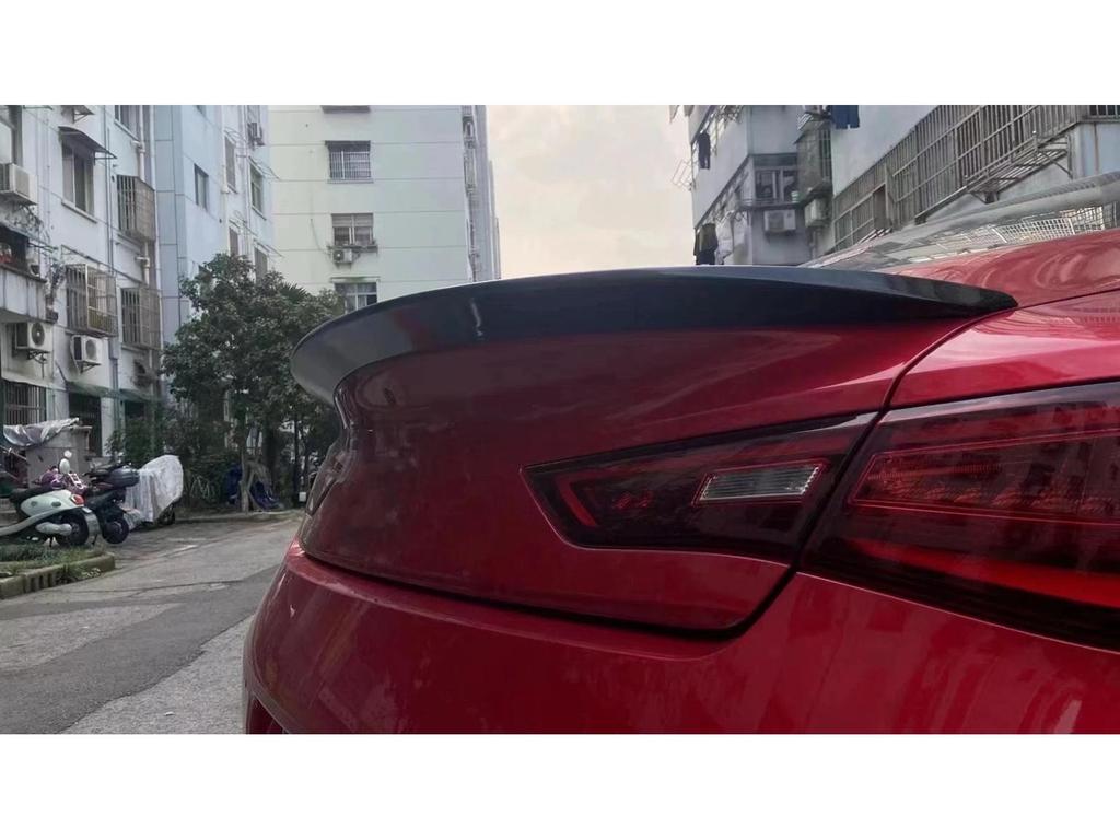 Kohlefaser Kein Bohren Heckspoiler für 2017-2019 Infiniti Q60 Modifikation Flügel
