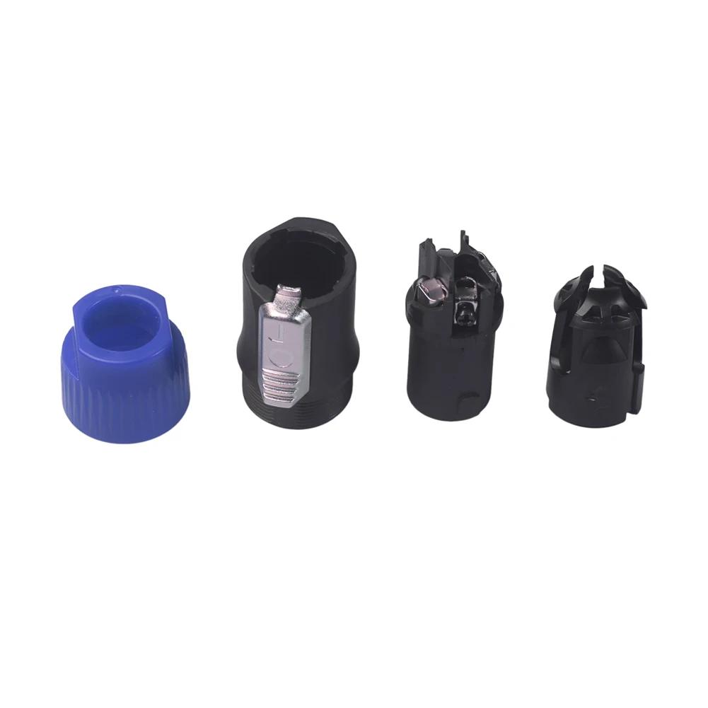 20/10pcs Speaker Connectors 4 Pole 4 Pin Male Audio Cable Adapter Speakon ABS Shell Jack Accessories Ohm Plug For Neutrik NL4FC